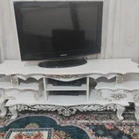 بوفه سالم در حد نو و میز تلویزیون با هم|بوفه، ویترین، کنسول|بهارستان, |دیوار
