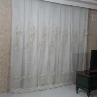 تور پرده و پشت پرده ای و به همراه چوپ پرده