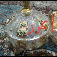 قندان وشکلات خوری طلا کوب