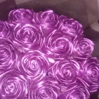 دسته گل روبانی