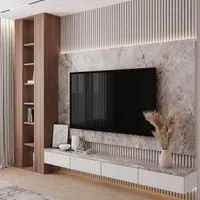 طراحی و اجرای Tv wall تی وی وال|مصالح و تجهیزات ساختمان|اراک, |دیوار