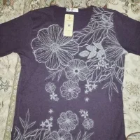 بلوز کشمیر ظریف رنگ بنفش تیره