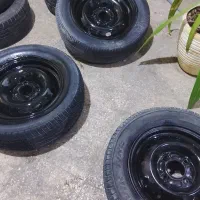 رینگ و لاستیک و سینی زیر موتور پیکان|قطعات یدکی و لوازم جانبی|اصفهان, قائمیه|دیوار