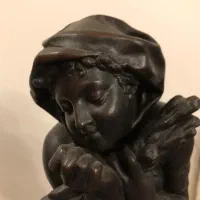 مجسمه فرانسه آنتیک برنز