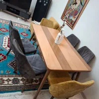 میز ناهار خوری چوب راش|میز و صندلی غذاخوری|تهران, تهرانویلا|دیوار