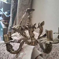 لوستر ۶ شاخع با ملکه ۲ عدد فروش