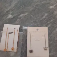 دو عدد گوشواره بخیه ی نو