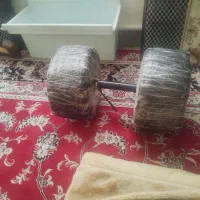 دوعدد دمبل ۱۵ کیلوی مجموع۳۰