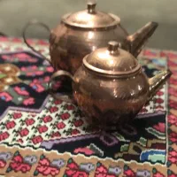 کتری و قوری مسی