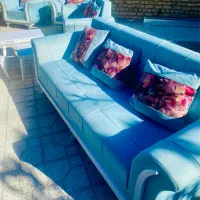 مبل بسیار تمیز سالم سالم۷نفره‌بامیزعسلی فوری