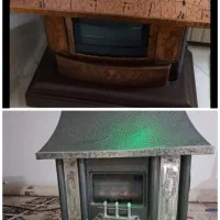 بخاری شومینه کوچک وبزرگ