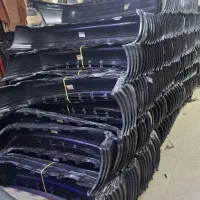 سپر عقب و‌ جلو و چراغ خطر عقب. پراید