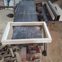 کلاف چوبی و یاقاب چوبی دور کانال کولر