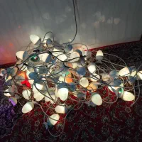 ریسه|ریسه و چراغ تزئینی|فرخ‌شهر, |دیوار