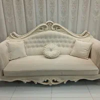 مبل استیل ۷نفره با میز