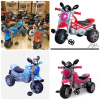 سه چرخه دسته دار، موزیکال دار ،چراغ دار نو وآکبند|اسباب‌‌بازی|تبریز, |دیوار