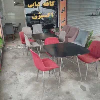 میز و صندلی هم فلزی هم چوبی|کافی‌شاپ و رستوران|رحیم‌آباد, |دیوار