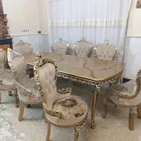 میز غذاخوری 8نفره|میز و صندلی غذاخوری|گلبهار, شهر جدید گلبهار|دیوار