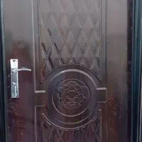 در و پنجره پیش ساخته، درب اتاقی با چهارچوب|مصالح و تجهیزات ساختمان|آزادشهر, |دیوار