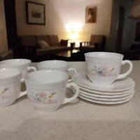 فنجون نعلبکی  ارکوپال فرانسه و قندان