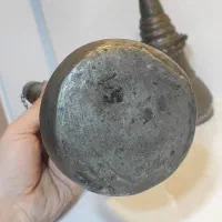 تنگ و نباتدون مسی قدیمی عتیقه کلکسیونی خاص نایاب|کلکسیون اشیاء عتیقه|نکا, |دیوار