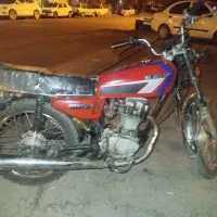 موتورسیکلت تازه تعمیر پلاک ملی