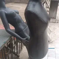 مانکن زنانه نیم تنه باپایه فلزی