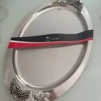 سینی دیس قندان استیل نو استفاده نشده