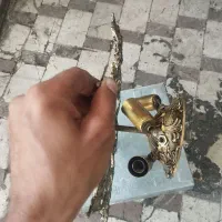 لوستر سقفی آویز برنجی برنزی