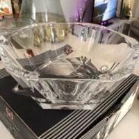 میوه خوری کریستال و پیاله سوگا نو ،کاسه سوپ سرامیک