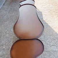 میز عسلی جلومبلی چوبی رنگی . گل میز فندوقی|مبلمان خانگی و میز عسلی|چهاردانگه (تهران), |دیوار