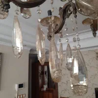 یک عدد لوستر و دو عدد دیوارکوب وارداتی|لوستر و چراغ آویز|اندیشه, اندیشه فاز ۱|دیوار