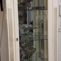 میز تلویزیون و بوفه سفید استخونی|میز تلویزیون|هشتگرد, هشتگرد قدیم|دیوار