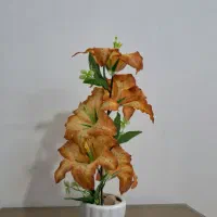 تعدادی گل مصنوعی دکوری گلدان شیک زیبا|گل مصنوعی|مشهد, انقلاب|دیوار