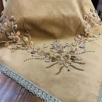 سرمه دوزی و جواهر دوزی|پرده، رانر، رومیزی|اصفهان, باغ زرشک|دیوار