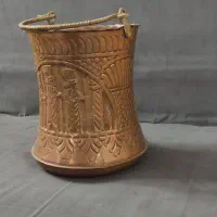 سطل مسی|کلکسیون اشیاء عتیقه|زنجان, |دیوار