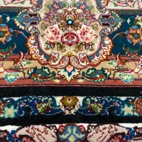 (فرش فرزین)جفت۶متری سالاری ۲متن ،چله ابریشم، ۴۰رج|فرش|تبریز, |دیوار