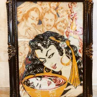 تابلو کوبلن واقعا زیبا جذاب با بهترین نوع قاب مشکی