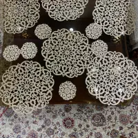 ست ۶ تایی زیر بشقابی و ۶ تایی زیر لیوانی شیک