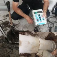 رفع نم و اببندی لوله فاضلاب تضمین تشخیص بادستگاه