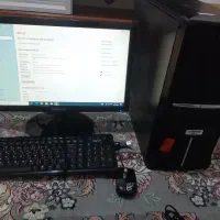 کیس مانیتور موس کیبرد کامپیوتر گرافیک ۲ پردازندهi5