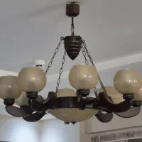 لوستر چوبی