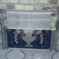 تابلو فرش نیمه کاره
