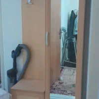 جاکفشی و آویز کمد سالم و نو چوبی