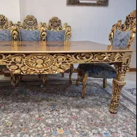 میز ناهارخوری  ۸نفره|میز و صندلی غذاخوری|تهران, خاک سفید|دیوار