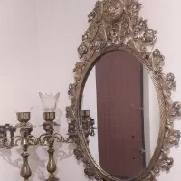 آیینه و شمعدان