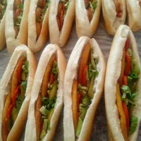 ساندویچ خانگی کتلت فلافل بندری|خوردنی و آشامیدنی|شیراز, دباغ خانه|دیوار