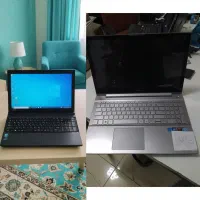 دو عدد لپ‌تاپ Toshiba و Samsung لمسی