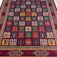 فرش نفیس ایرانی با طرح شبکهای|فرش|گرگان, |دیوار