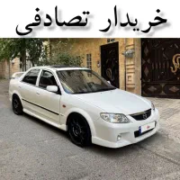 مزدا 323 اتوماتیک/ خودرو تصادفی